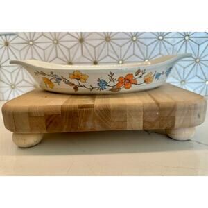 Himark "Floral Mist" Vegetable Serving Dish | 13x6x2 |‎ Vintage Japan